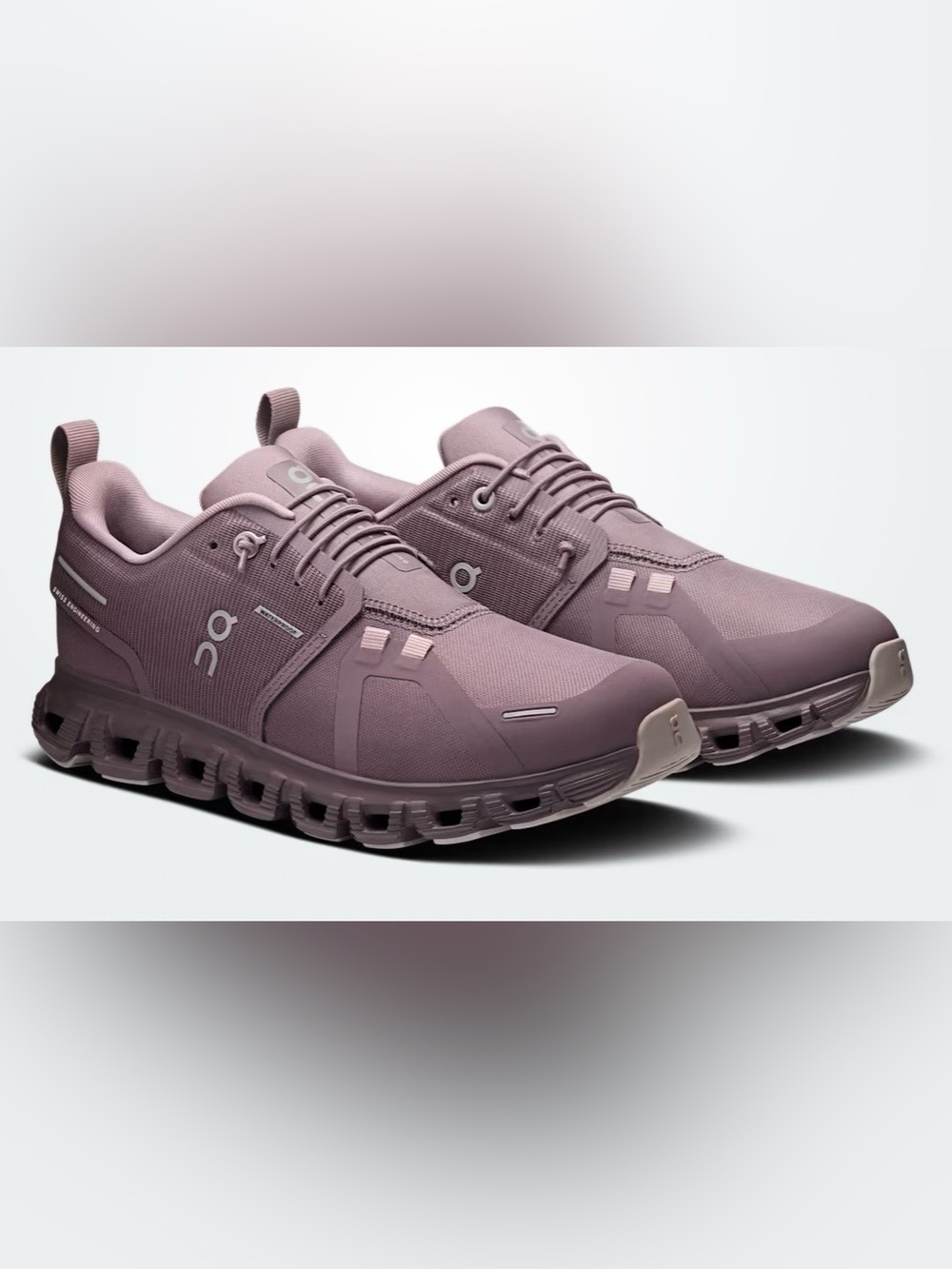 On Running Cloud 6 Waterproof Sneakers Gobi/Gobi Purple Women’s 8.5 NIB - Picture 3 of 12